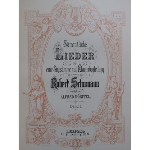 SCHUMANN Robert Lieder Band 1 à 3 Chant Piano
