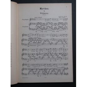 SCHUMANN Robert Lieder Band 1 à 3 Chant Piano