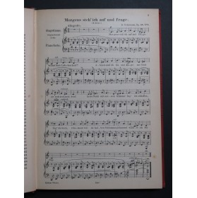 SCHUMANN Robert Lieder Band 1 à 3 Chant Piano