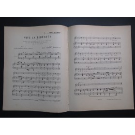 VARNEY Jean BLÈS Numa Vive la Liberté ! Chant Piano
