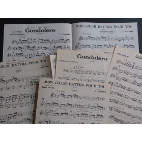 Gondolero Mon Coeur battra pour toi Tango Accordéon 1956
