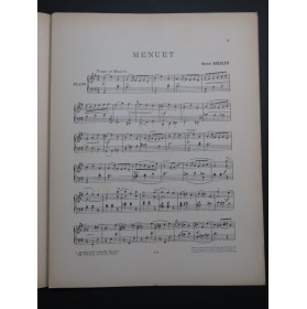 BRESLES Henri Menuet Piano