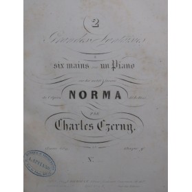 CZERNY Charles Fantaisie No...