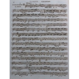 DUSSEK J. L. Concerto No 3...