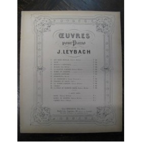 LEYBACH Faust Gounod Piano ca1860