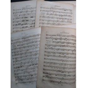 VIOTTI J. B. Quatuor en Sol mineur Violon Alto Violoncelle ca1817