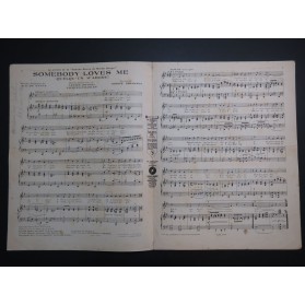GERSHWIN George Somebody Loves Me Chant Piano 1924