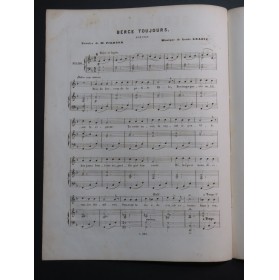 ABADIE Louis Berce Toujours Chant Piano ca1850