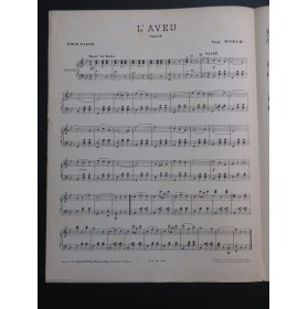 MORCH Aug. L'Aveu Piano