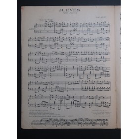 TORANZO Jueves Piano 1921