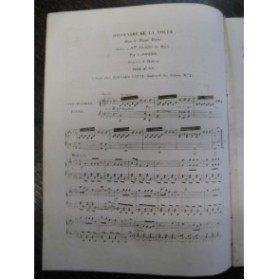 COMION L. Souvenir de la Folle Piano ca1840
