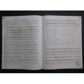 PLANTADE Charles Félicité à son Isidore Chant Piano ca1830
