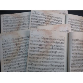 PLEYEL Ignace 12 Nouveaux Quatuors 3ème Livraison Violons Alto Violoncelle 1787