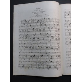 ROSSINI G. Nizza Chant Piano ca1830