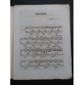 CHOPIN Frédéric Berceuse op 57 Piano ca1850