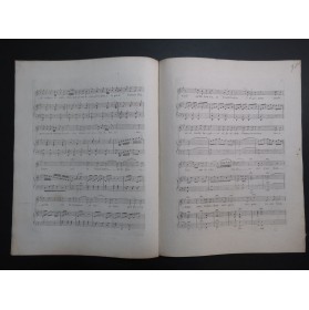 BERTON H. Polonaise du Concert Interrompu Chant Piano ou Harpe ca1820