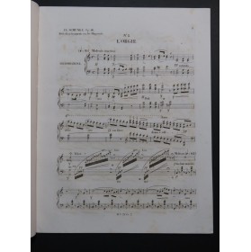 SCHUNKE Charles L'Orgie Les Huguenots op 46 Piano ca1836