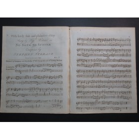 STORACE Stephen With lowly suit and plaintive ditty Chant Piano ca1830