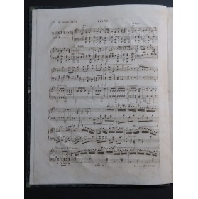 BERTINI Henri Grand Sextuor op 79 et op 85 Piano ca1834