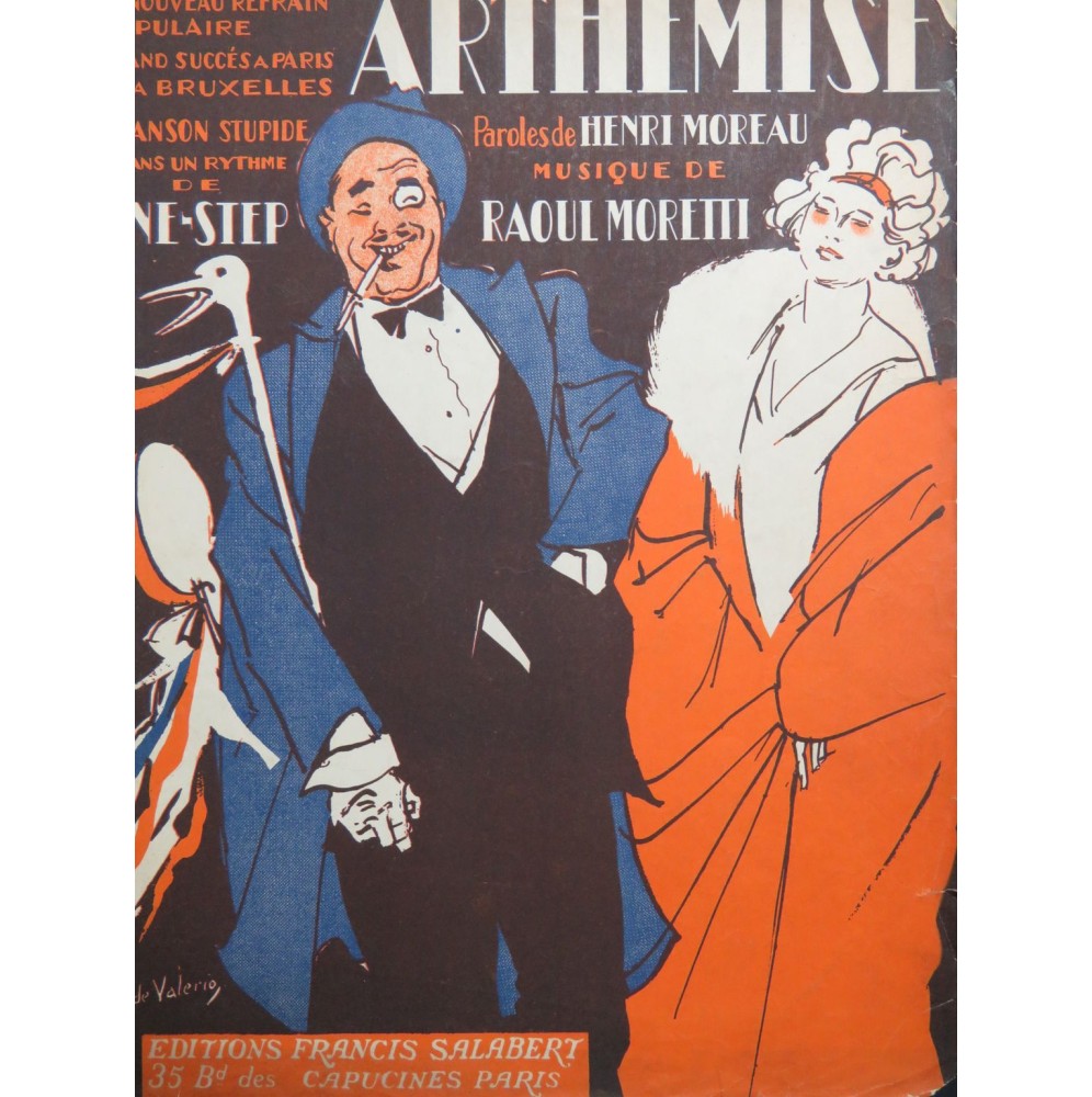 MORETTI Raoul Arthémise Chant Piano 1925