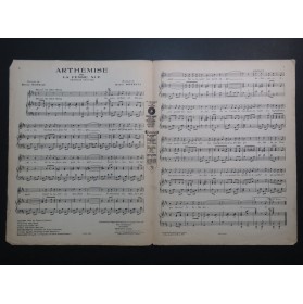 MORETTI Raoul Arthémise Chant Piano 1925