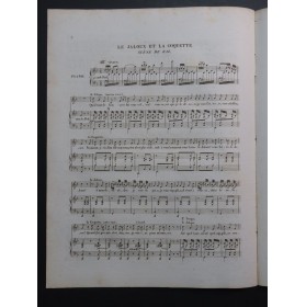 DE BEAUPLAN Amédée Le Jaloux et la coquette Chant Piano ca1830