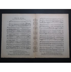 PFEIFFER C. Arthur When It's All Over Chant Piano 1918
