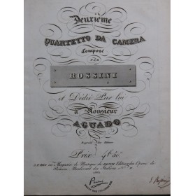 ROSSINI G. Quartetto da...