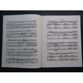STÉNOSSE Edmond Fantaisie de Concert No 2 op 6 Piano Flûte ca1877