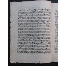 GIORNOVICHI Giovanni Mane Concerto No 5 Violon Orchestre 1777