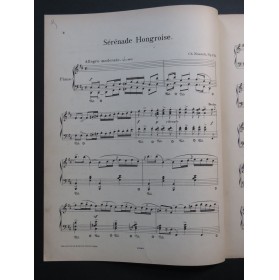 NEUSTEDT Charles Sérénade Hongroise op 172 Piano ca1885