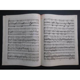 MOZIN Benoît François Air des Rigueurs du Cloitre Chant Clavecin ca1790