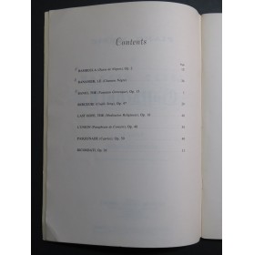 GOTTSCHALK L. M. Piano Music 8 Pièces Piano 1956