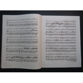 TERSCHAK Adolf Fantaisie sur Lucrezia Borgia Piano Flûte ca1870