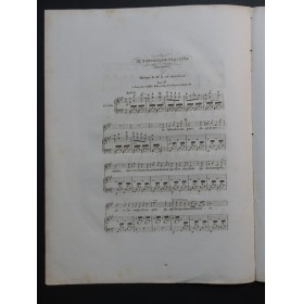 DE BEAUPLAN Amédée Je T'attendais toujours Chant Piano ca1840