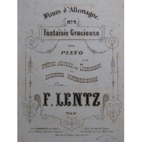 LENTZ Frédéric Fantaisie...