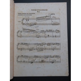 LENTZ Frédéric Fantaisie Gracieuse Piano ca1870