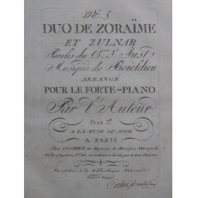 BOIELDIEU Adrien Zoraïme et...