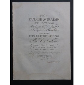 BOIELDIEU Adrien Zoraïme et Zulnar No 5 Signature Chant Piano ca1798