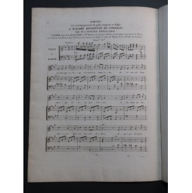 Mr J. Deux Romances Dédicace Chant Piano ou Harpe ca1820
