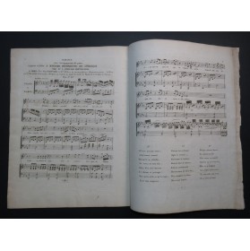 Mr J. Deux Romances Dédicace Chant Piano ou Harpe ca1820