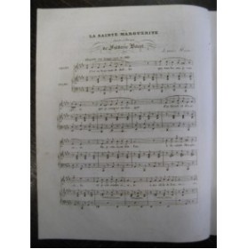 BÉRAT Frédéric La Ste Marguerite Chant Piano ca1840