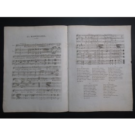 La Marseillaise Chant Piano ca1830