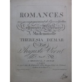 VERN Auguste Romances Chant...