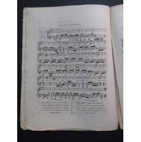 VERN Auguste Romances Chant Guitare ou Lyre ca1800