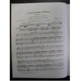 DE LATOUR Aristide La Montagnarde Chant Piano ca1840