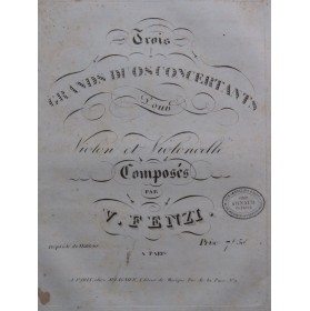 FENZO Vincenzo Trois Grands...