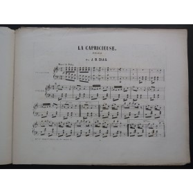 DIAS Jean-Baptiste La Capricieuse Piano ca1850