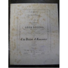 BERIOT Charles Anna Bolena Violon Piano 1855