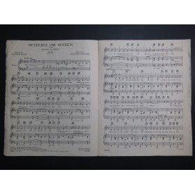 RODGERS Richard Where or When Chant Piano 1937
